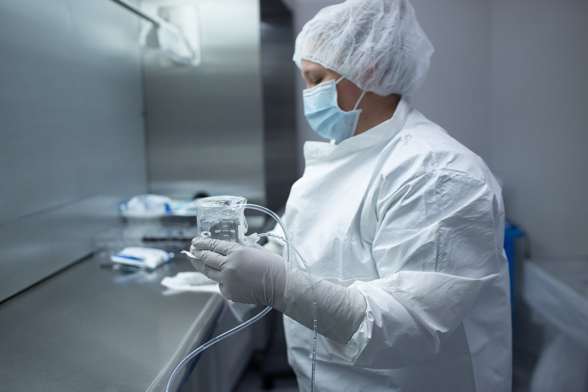 Sterile compounding of semaglutide in a pharmacy cleanroom