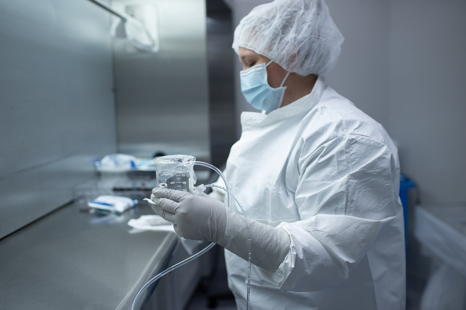Sterile compounding of semaglutide in a pharmacy cleanroom
