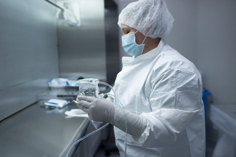Sterile compounding of semaglutide in a pharmacy cleanroom