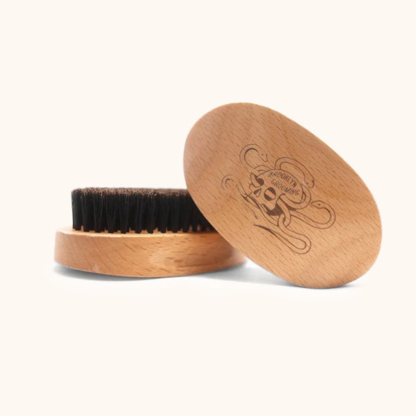 Brooklyn Grooming Beechwood and Boar Bristle Beard Brush