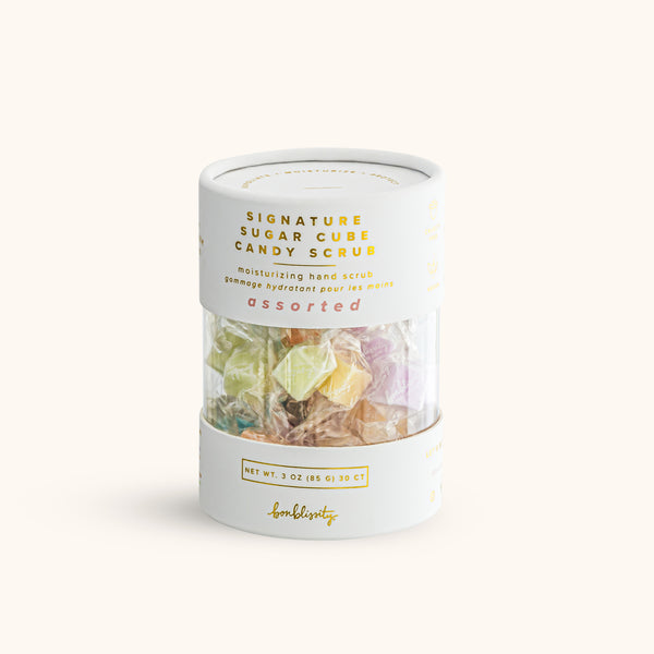 Bonblissity Signature Sugar Cube Candy Scrub – Assorted