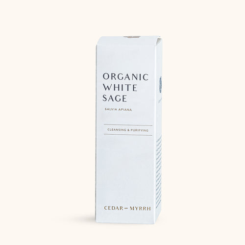 Burning Ritual Organic White Sage – Cedar & Myrrh