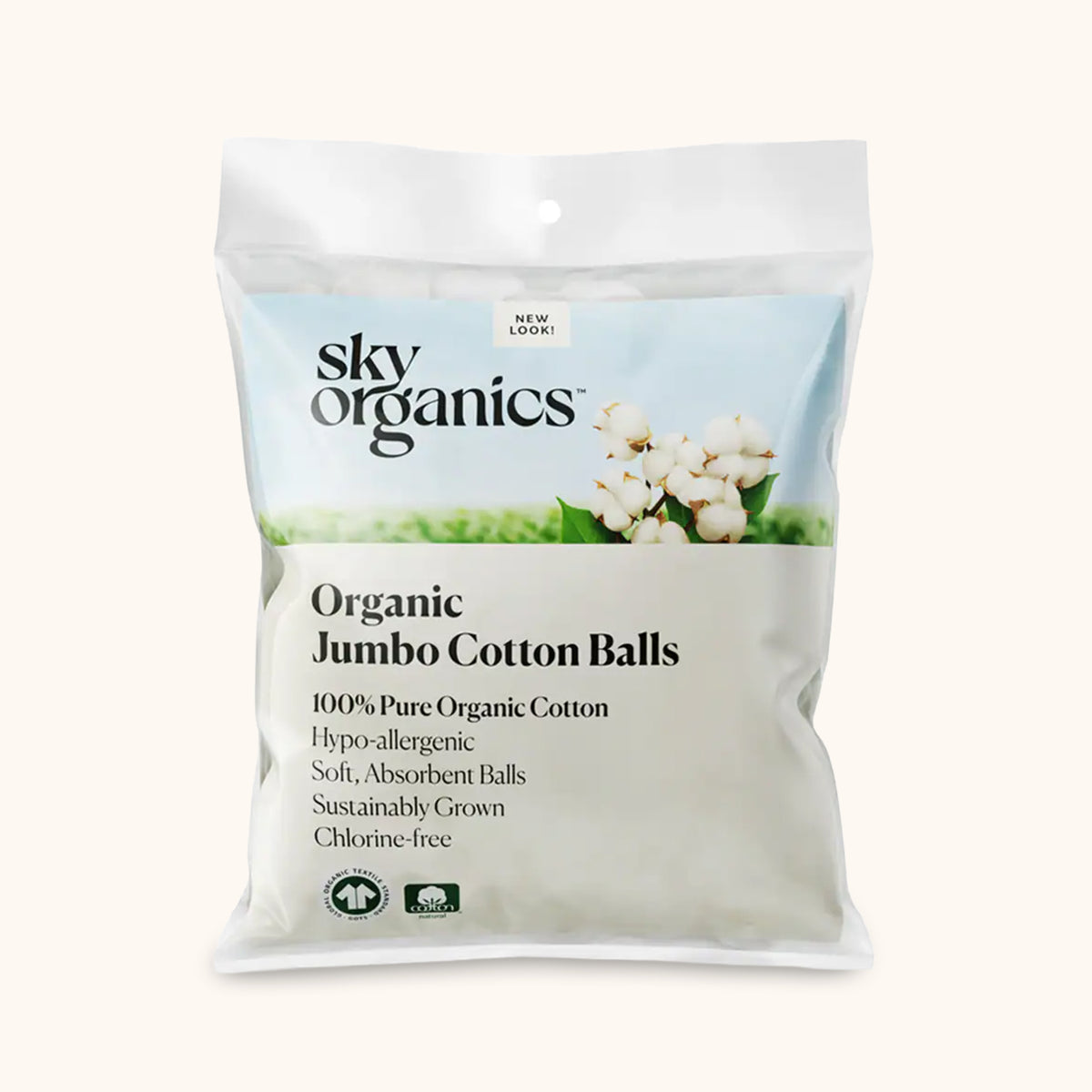 Cliganic Cotton - Organic Jumbo Cotton Balls