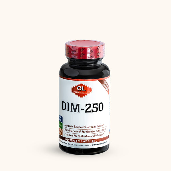 DIM-250 supplement capsules for estrogen metabolism and hormone health