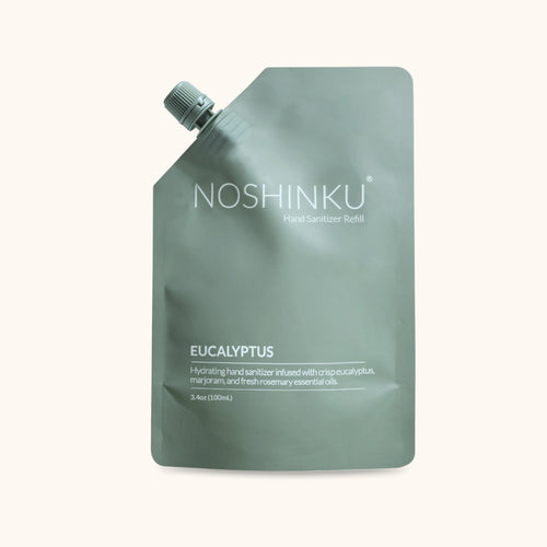 Noshinku Eucalyptus Rosemary Nourishing Sanitizer Travel Refill Pouch