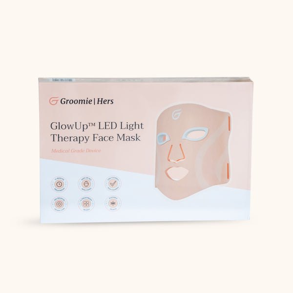 Groomie Hers GlowUp LED Light Therapy Face Mask
