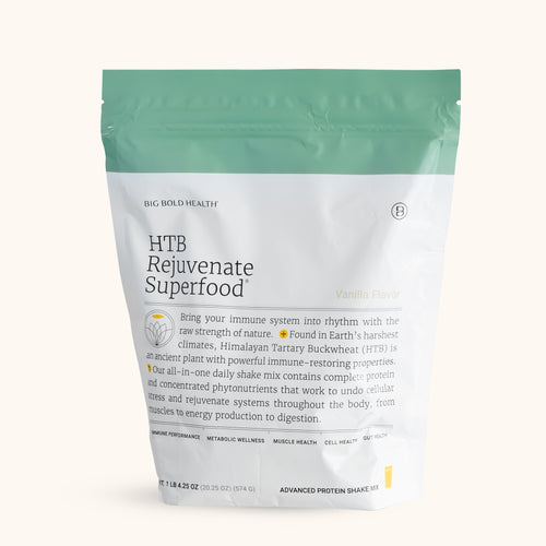 HTB Rejuvenate SuperFood supplement powder for energy and daily wellness support