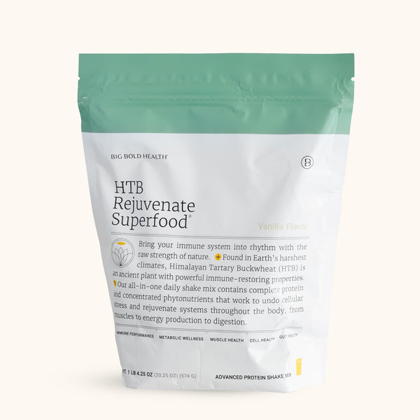 HTB Rejuvenate SuperFood supplement powder for energy and daily wellness support