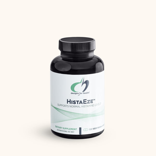 HistaEze supplement capsules for seasonal allergy and histamine response support