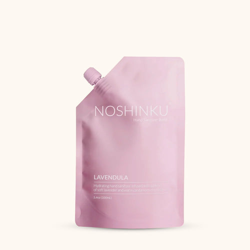 Noshinku Lavender Nourishing Hand Sanitizer Mini Travel Refill Pouch