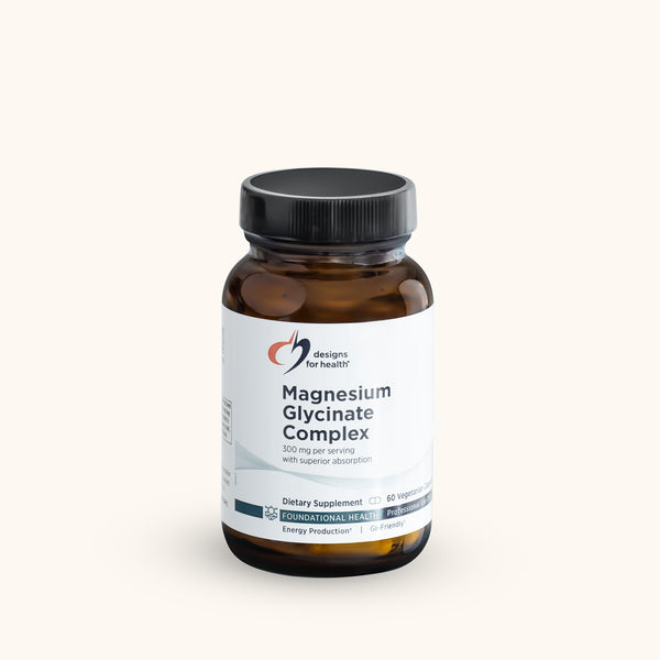 Magnesium Glycinate Complex supplement capsules for sleep and muscle support