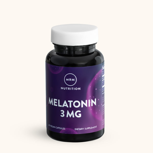 Melatonin 3mg supplement tablets for natural sleep onset and relaxation