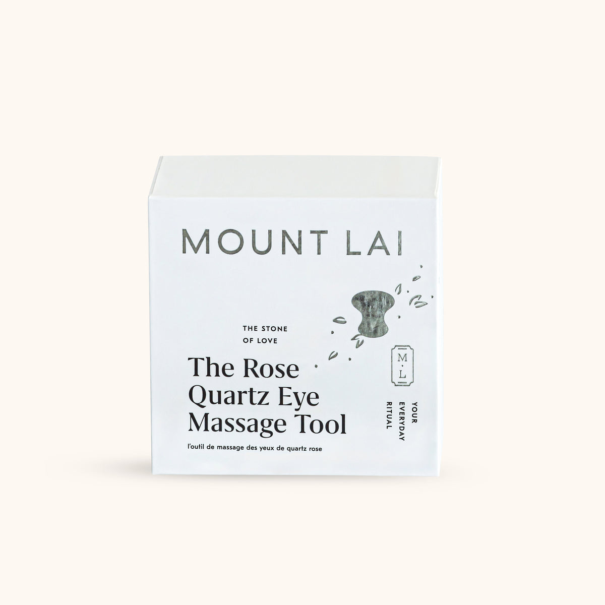 Mount Lai The Rose Quartz Eye Massage Tool