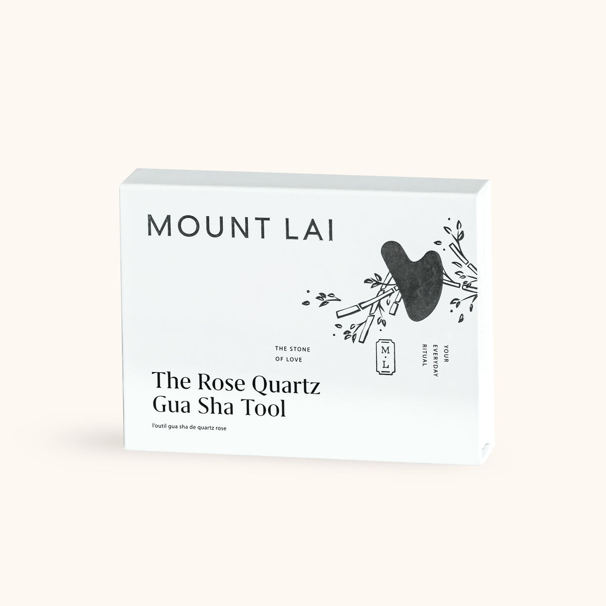 Mount Lai The Rose Quartz Gua Sha Tool