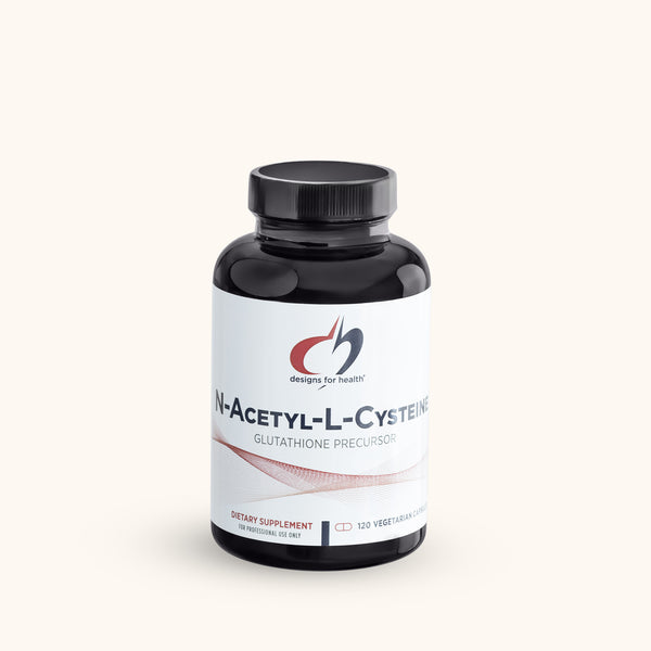 N-Acetyl-L-Cysteine (NAC) supplement capsules for antioxidant and detox support