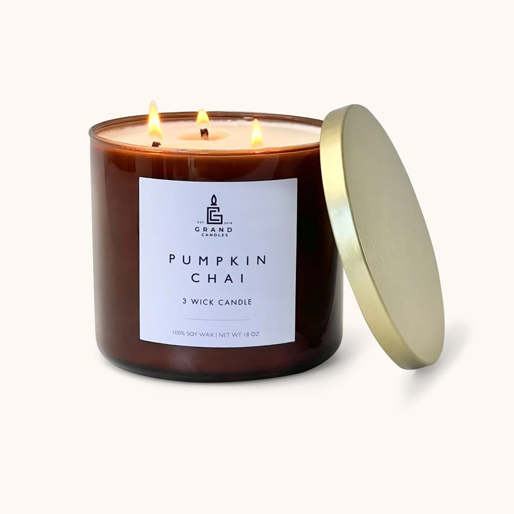 The Rustic House Pumpkin Chai Glass Candle