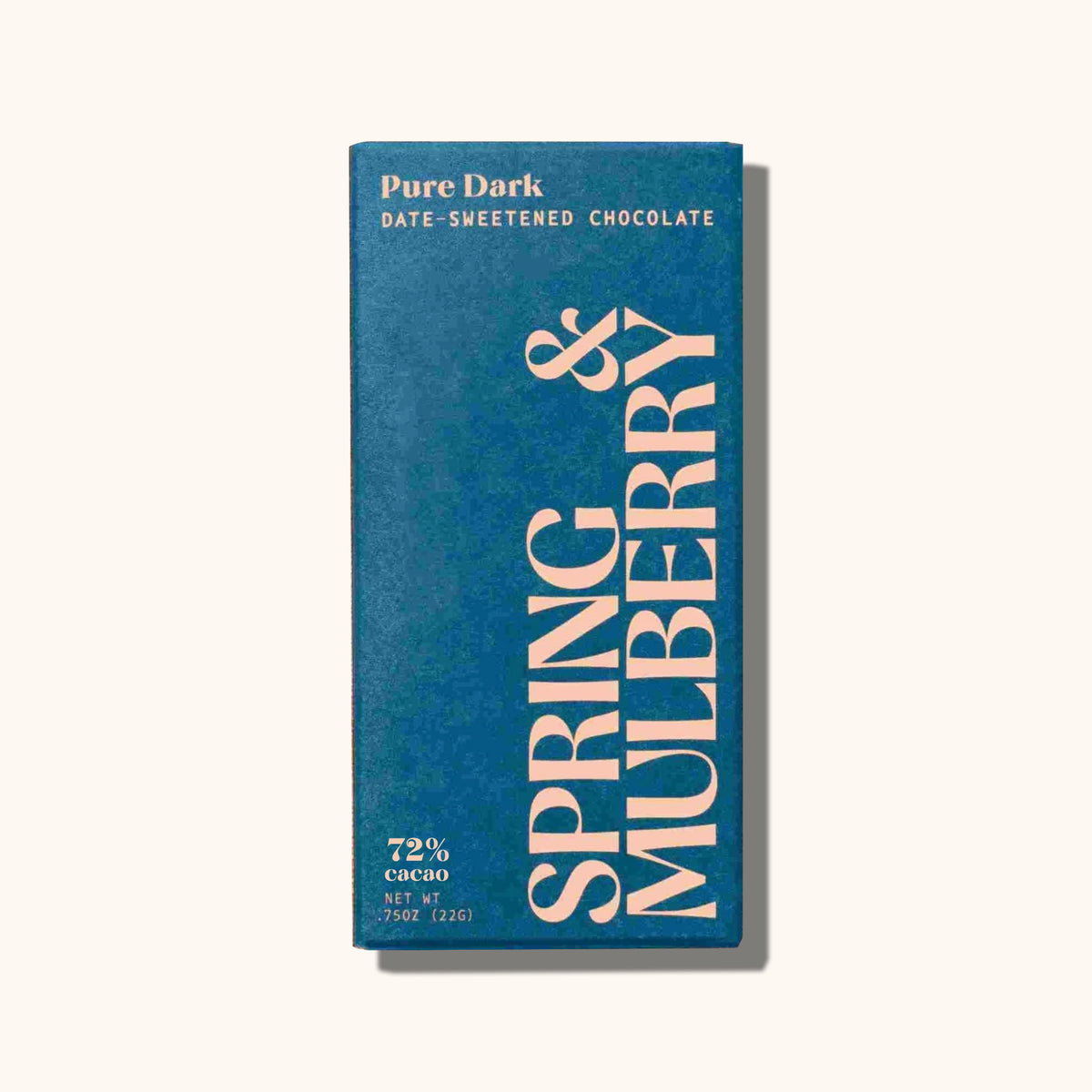Spring & Mulberry *Mini* Pure Dark Date-Sweetened Chocolate Bar