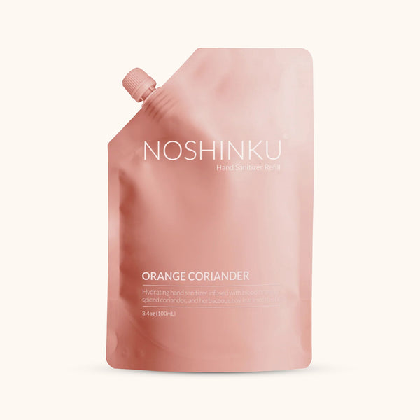 Noshinku Refillable Orange Coriander Moisturizing Hand Sanitizer