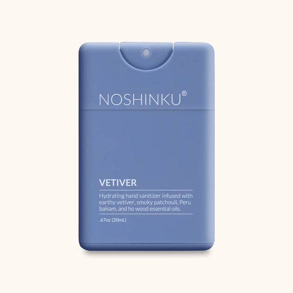 Noshinku Refillable Vetiver Patchouli Hydrating Pocket Hand Sanitizer