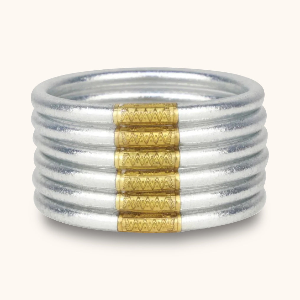 BuDhaGirl All Weather Bangles (Set of 6) – Serenity Prayer