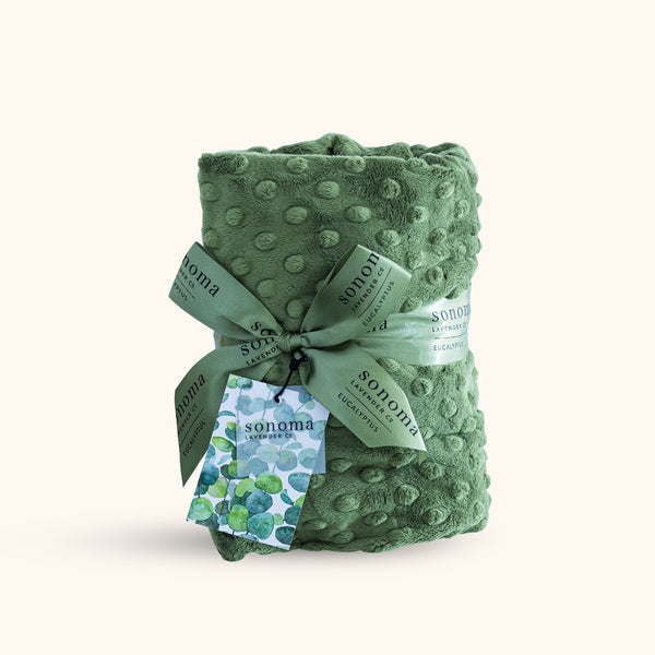 Sonoma Lavender Eucalyptus Spa Blanket / Throw – Green