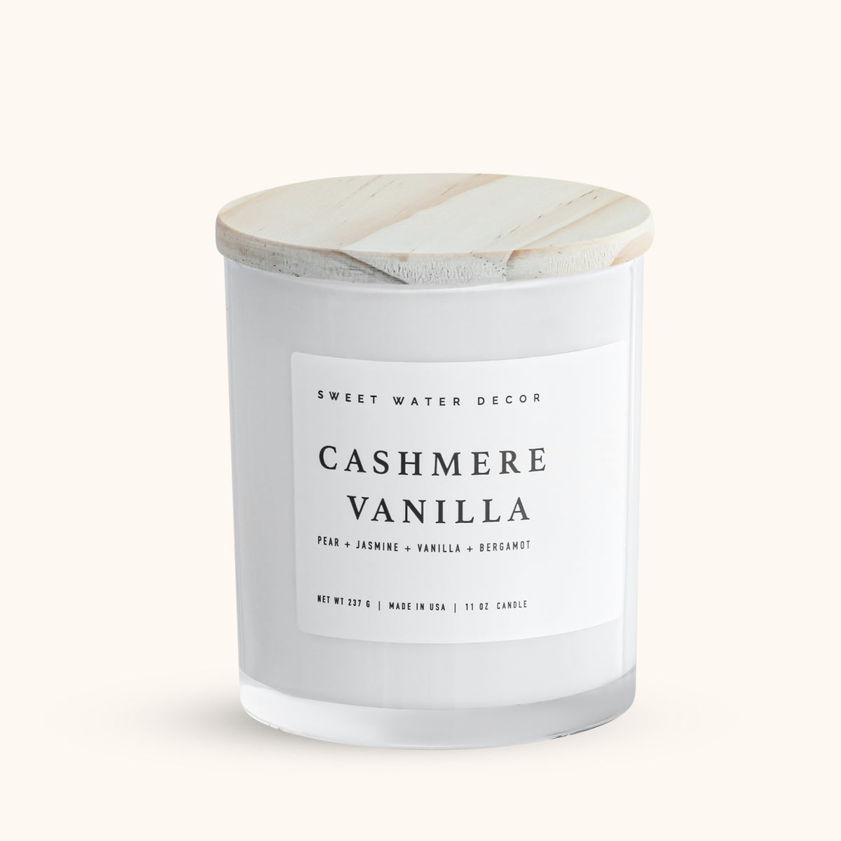 Sweet Water Decor Cashmere Vanilla Candle
