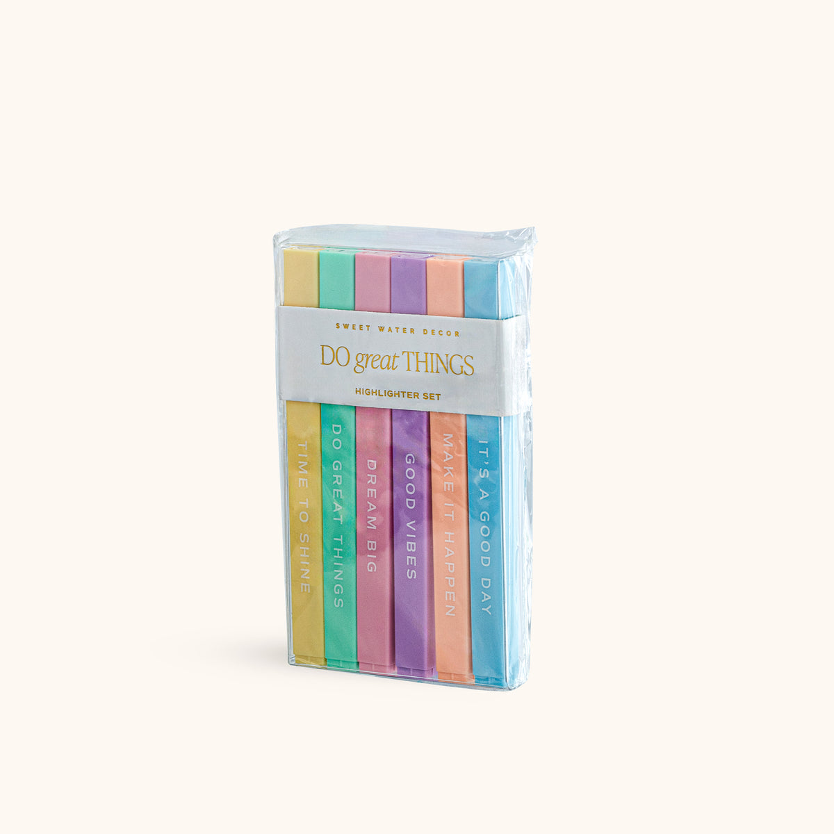 Sweet Water Decor Do Great Things Highlighter Set