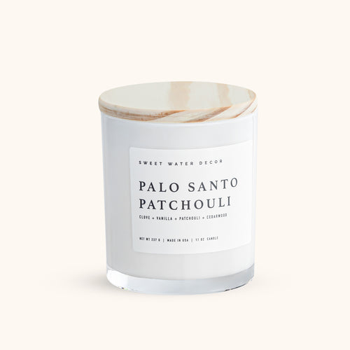 Sweet Water Decor Palo Santo Patchouli Candle