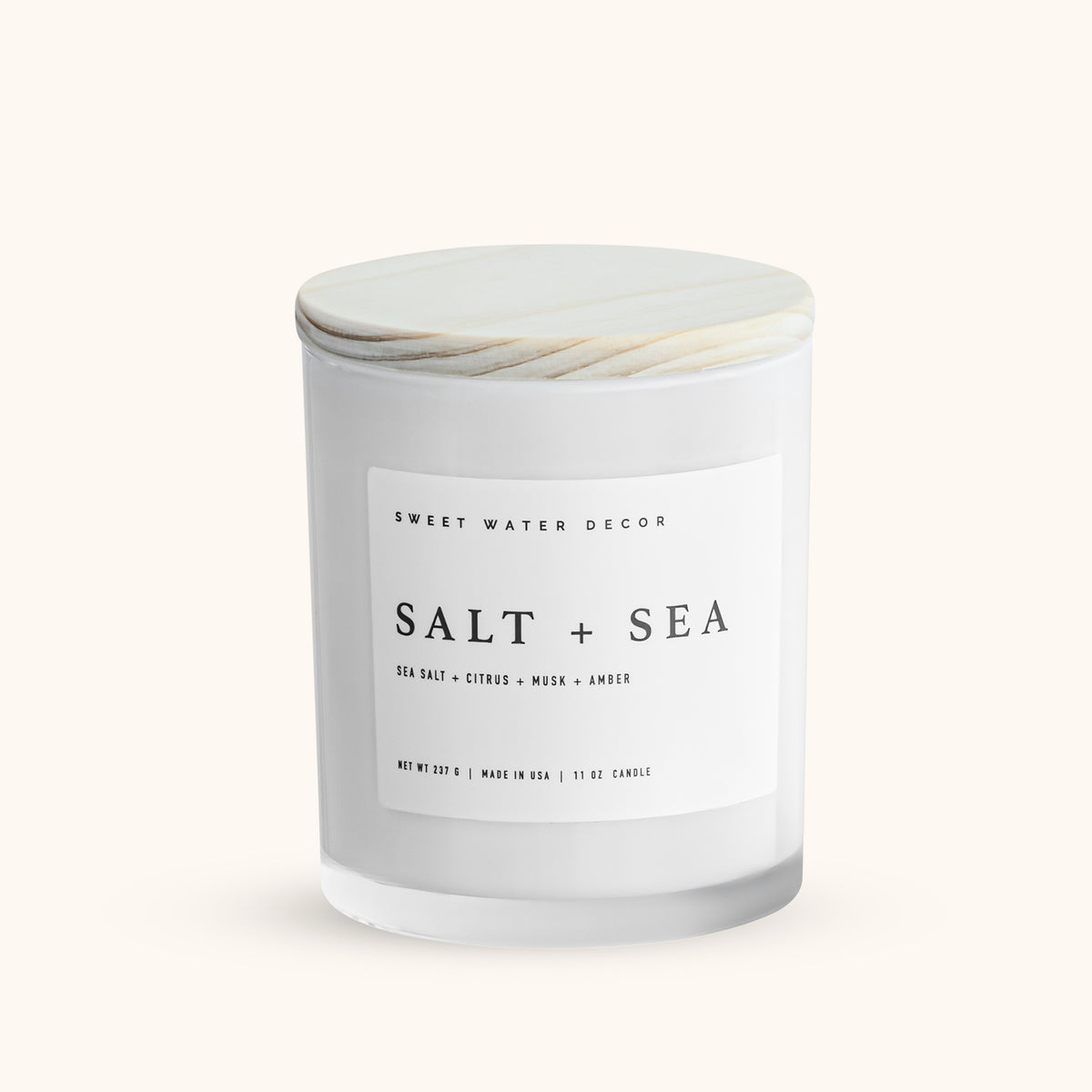 Sweet Water Decor Salt + Sea Candle