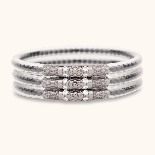 BuDhaGirl Three Queens All Weather Bangles (Set of 4)
