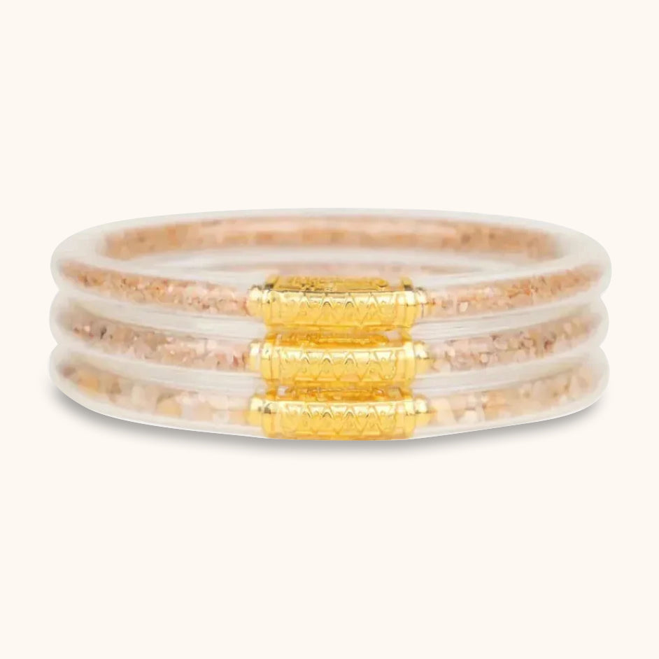 BuDhaGirl Three Sands All Weather Bangles – Set of 3
